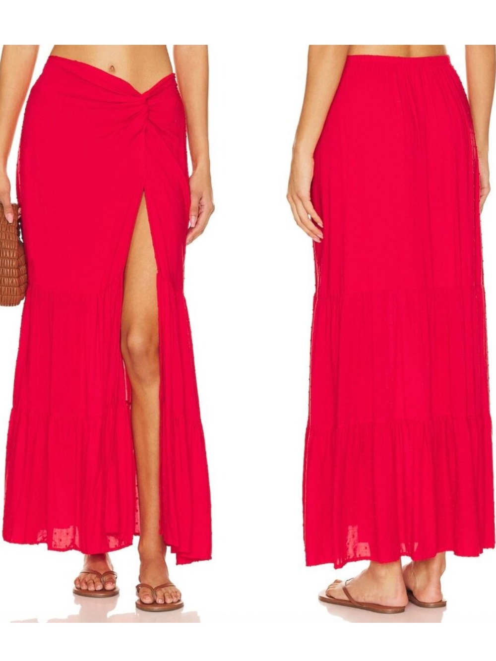 PEIXOTO Valentina Skier in Red Sangria Lotus Revolve